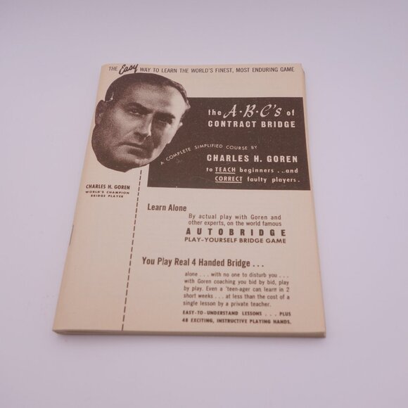 AUTO BRIDGE Play-Yourself Bridge Game by ACTUAL PLAY with CHARLES H. GOREN - Picture 10 of 16